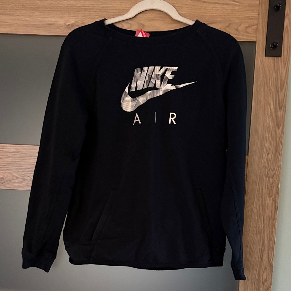 Nike Black Pullover with Silver Logo